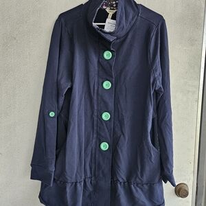 Matilda Jane Floral Navy Top